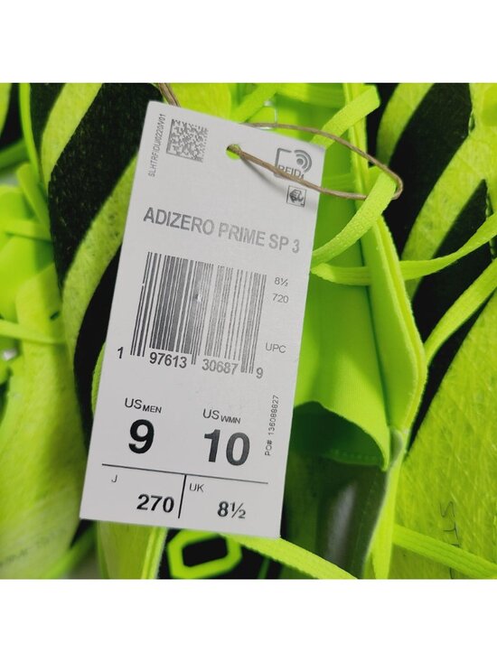 NEW Adidas Adizero Prime SP 3 Strung Track & Field Shoes SPIKES IH5800 Size 9 main image 8